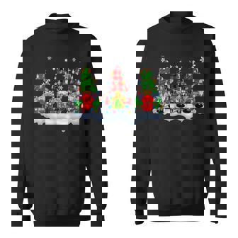 Trois Nains De Buffle À Carreaux Pour Sapin De Noël Sweater e - Cadeauxyz