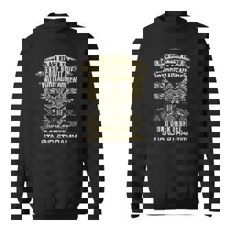 Und Am 8Ten Tag Erschuf Gott Die Motorradfahrer Und Der Teufel Stand Stramm Sweatshirt - Seseable