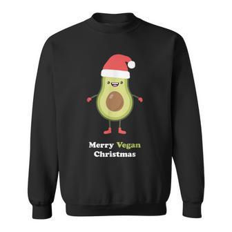 Vegan Christmas Avocado Xmas Christmas egan Sweatshirt - Geschenkecke