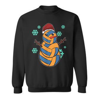 Volleyball Snowman Volleyball Christmas Pajamas Sweatshirt - Monsterry