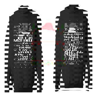 Watch Anime All Night Christmas Family Manga Anime Sweatshirt - Monsterry