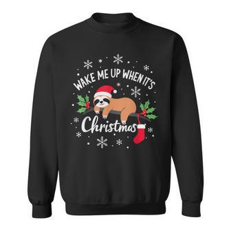 Weck Mich Auf Wenn Weihnachten Ist Christmas Sweatshirt - Geschenkecke