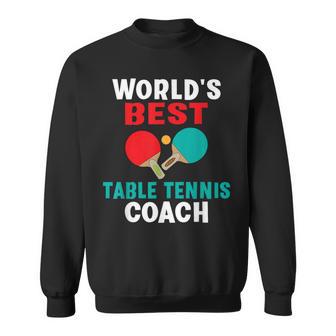 World Best Table Tennis Trainer Sweatshirt - Geschenkecke