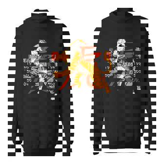 Year Of The Tiger Chinese Zodiac Calendar Lunar Astrology Tank Top Sweatshirt - Monsterry