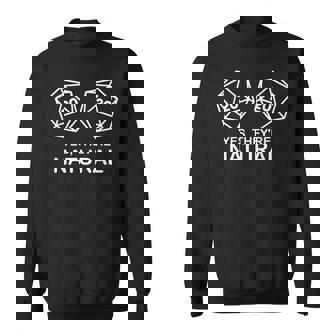 Yes They'Re Natural 20 D20 Dice Funny RPG Gamer Salty Gamer Sweatshirt - Monsterry