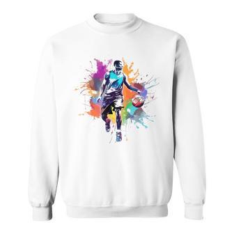 Basketball Graffiti Ball Sport Sweatshirt - Geschenkecke