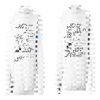 Boyfriend Are Stupid Throw Rocks At Them Sweatshirt - Monsterry