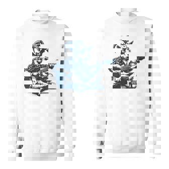 Chèvre Joue D L È-Guitare Guitariste D'un Groupe D Musique Sweater e - Cadeauxyz