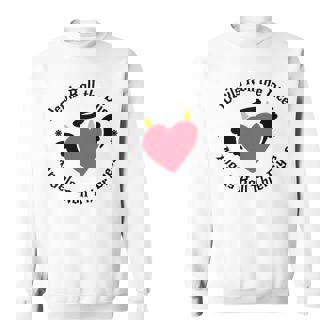 DEVIL DICE QUOTES HALLOWEEN DOODLES DEVIL ANGEL CUTE Premium Sweatshirt - Monsterry
