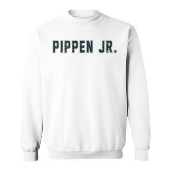 Distressed Team Pippen Jr Last Name Proud Family Gray Sweatshirt - Geschenkecke