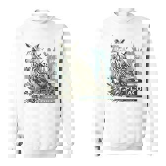 Flaco New York City's Free Spirit Tribute Eurasian Eagle Owl Tank Top Sweatshirt - Monsterry