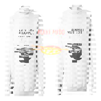 Maki Miso Soup Noodles Raglan Baseball Tee Sweatshirt - Monsterry