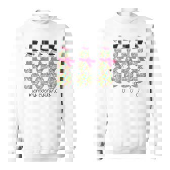 Merry Everything Disco Ball Snowman Christmas Party Xmas Sweatshirt - Monsterry