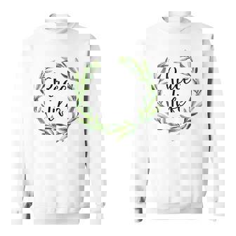 Race Life Laurel Wreath Feminine Racing Dirt Track Race Gear Premium Sweatshirt - Monsterry