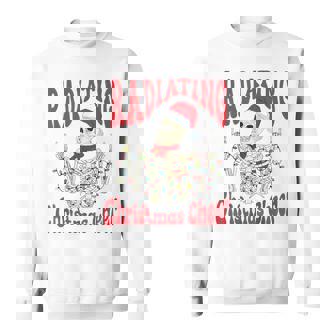 Radiology Radiating Christmas Cheer X-Ray Rad Tech Skeleton Sweatshirt - Monsterry