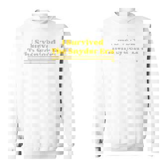 I Survived The Snyder Era Vintage Sweatshirt - Thegiftio UK