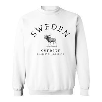 Sweden Sverige Scandinavia Midsommar Swedish Sweatshirt - Geschenkecke