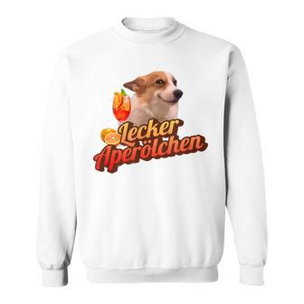 Tasty Aperölchen Holy Corgi Spritz-Tour Dog Spritzy Sweatshirt - Geschenkecke