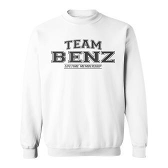 Team Benz Proud Family Name Last Name Gray Sweatshirt - Geschenkecke