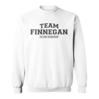 Team Finnegan Stolzer Familienname Nachname Geschenk Raglan Sweatshirt - Geschenkecke