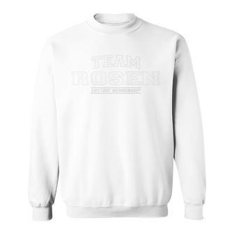 Team Rosen Stolzer Familienname Nachname Geschenk Raglan Sweatshirt - Geschenkecke