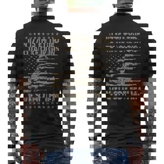In 1775 They Tried To Take Our Guns We Shot Them On Back Men's T-shirt Back Print - Thegiftio