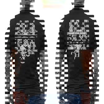 Ala Freakin' Bama Alabama Retro Bama Vintage Alabama Men's T-shirt Back Print | Mazezy