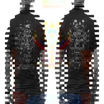 Ancient Egypt Mythology Egyptian Gods Men's T-shirt Back Print | Mazezy