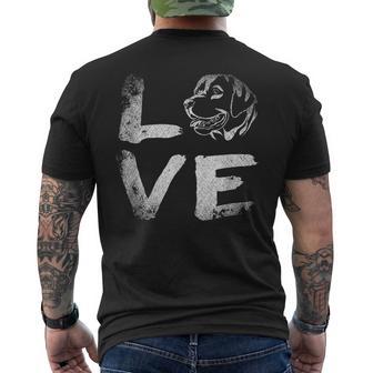 Animale Degli Animali Il Cane Labrador T-shirt da uomo con stampa posteriore - Novitaregali