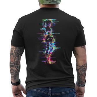 Anime Manga Graphic Illustration Colorée Anime T-shirt imprimé au dos - Cadeauxyz