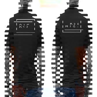 Arise Game Text For Anime Lovers Manga Lovers Men's T-shirt Back Print - Monsterry