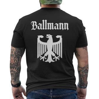 Ballmann Deutscher Nachname Familie Nachname Deutschland T-Shirt mit Rückendruck - Geschenkecke