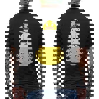 Bath-Duck Egg Men's Back Print T-Shirt - Monsterry