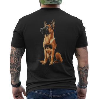 Belgischer Malinois Hund Graphic Pet Belgische Malinois T-Shirt mit Rückendruck - Geschenkecke