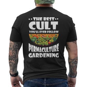 The Best Cult You'Ll Ever Follow Permaculture Men's Back Print T-Shirt - Monsterry