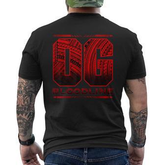 Bloodline Og Roman Wrestler Men's T-shirt Back Print - Thegiftio UK