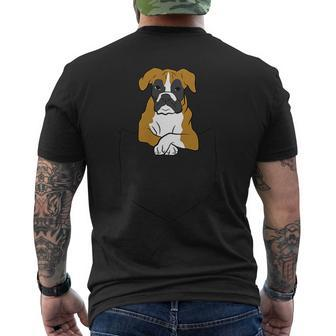 Boxer Dog In Bag Boxer Dog In Bag Dog Boxer T-Shirt mit Rückendruck - Geschenkecke