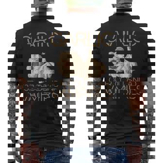 Bulbe D'ail Pour Les Rhumes Et Lesampires Bulbe D'ail T-shirt imprimé au dos - Cadeauxyz