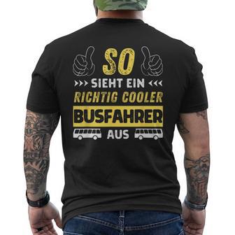 Bus Bus Driving Passenger Work Bus Driver T-Shirt mit Rückendruck - Geschenkecke