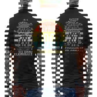 Cadeau Homme 18 Ans Les Legendes Sont Nées En Février 2007 T-shirt imprimé au dos - Cadeauxyz