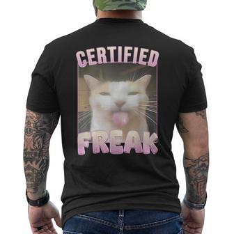 Cat Certified Freak T-Shirt mit Rückendruck - Geschenkecke