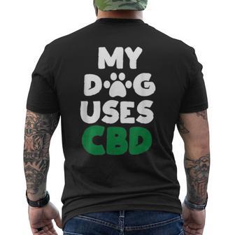 Cbd Öl Für Hunde T-Shirt mit Rückendruck - Geschenkecke