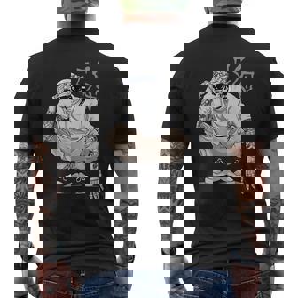 Cholo Chicano Tattoo Cool Mexican Gangster Skeleton Mexico Men's T-shirt Back Print - Thegiftio UK