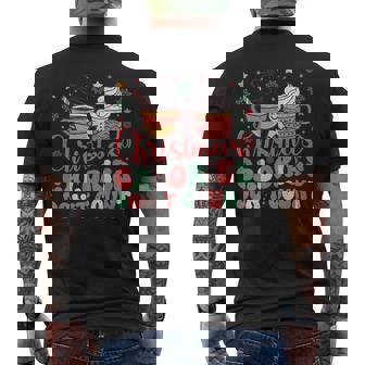 Christmas Calories Don't Count Festive Delight Premium Men's Back Print T-Shirt - Monsterry