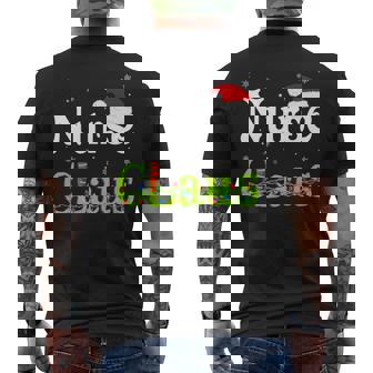 Christmas Holiday Party Nurse Claus Family Matching Pajamas Premium Men's Back Print T-Shirt - Monsterry