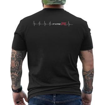 Civic Type R Ek Japanese Car Men's T-shirt Back Print - Thegiftio UK