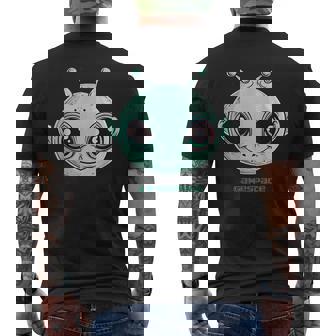 Cosmic Entity Men's Back Print T-Shirt - Monsterry