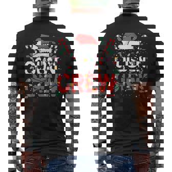 Cousin Crew Christmas Kids Cousins Christmas Crew Kids Men's Back Print T-Shirt - Monsterry
