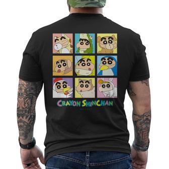 Crayon Shin-Chan Transformation Animal Series Premium Men's Back Print T-Shirt - Monsterry
