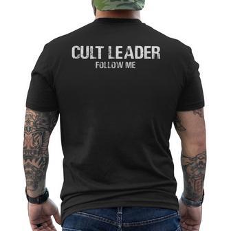 CULT LEADER FOLLOW ME Tank Top Men's Back Print T-Shirt - Monsterry